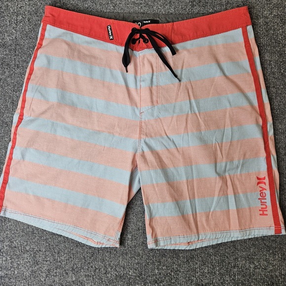 Hurley Other - Hurley Mens Boardshorts Size 30 Patriotic Stripe 7 In Inseam Surf Beach Swim